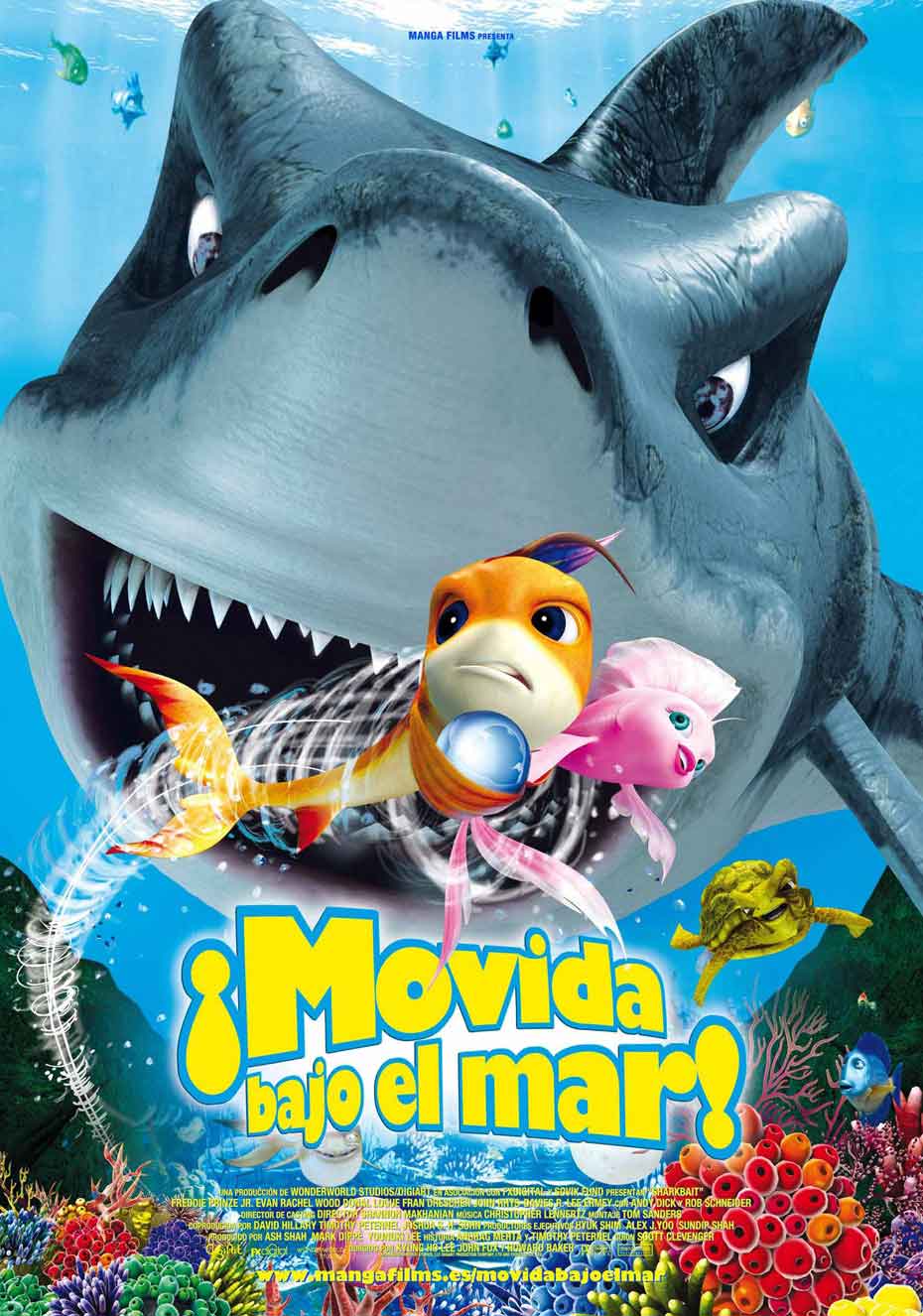 Cartel Movida bajo el mar